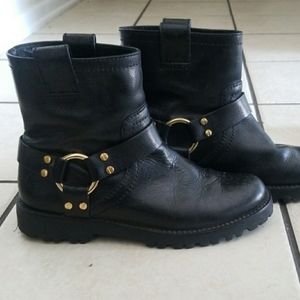 Tory Burch moto boots